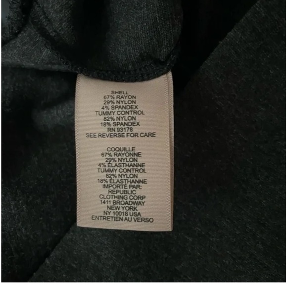 Pull on Tummy Control Band stretch Leggings size 3X - Picture 5 of 8